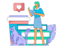پیش‌نمایش فایل girl-reading-book-with-her-cat-11714805 از پک مطالعه