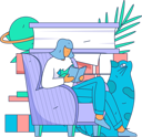 پیش‌نمایش فایل girl-sitting-on-couch-and-reading-book-11714803 از پک مطالعه