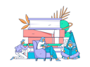 پیش‌نمایش فایل siblings-studying-together-at-home-11714808 از پک مطالعه