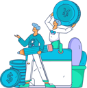 پیش‌نمایش فایل boy-making-financial-calendar-11714643 از پک ورود
