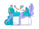 پیش‌نمایش فایل business-employees-making-financial-calendar-11714637 از پک ورود