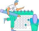 پیش‌نمایش فایل man-making-business-schedule-11714629 از پک ورود