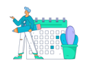 پیش‌نمایش فایل man-making-business-schedule-11714631 از پک ورود