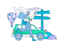 پیش‌نمایش فایل girl-finding-location-using-mobile-11714923 از پک سفر