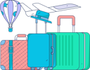 پیش‌نمایش فایل travel-bags-11714926 از پک سفر