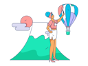 پیش‌نمایش فایل woman-clicks-pictures-of-monument-11714945 از پک سفر