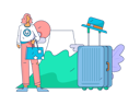 پیش‌نمایش فایل woman-enjoying-global-tour-11714939 از پک سفر