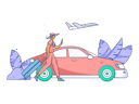 پیش‌نمایش فایل woman-goes-on-business-trip-11714938 از پک سفر