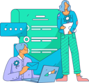 پیش‌نمایش فایل woman-filling-online-business-survey-form-11713826 از پک تحقیق