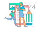 پیش‌نمایش فایل woman-filling-survey-form-11713812 از پک تحقیق