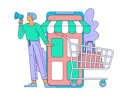 پیش‌نمایش فایل boy-doing-online-marketing-11714040 از پک تجارت الکترونیک