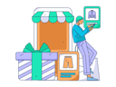 پیش‌نمایش فایل boy-doing-online-shopping-11714044 از پک تجارت الکترونیک