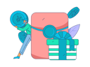 پیش‌نمایش فایل boy-with-gift-angpow-11714001 از پک تجارت الکترونیک