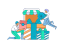 پیش‌نمایش فایل couple-doing-online-shopping-11714028 از پک تجارت الکترونیک