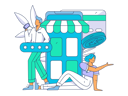 پیش‌نمایش فایل couple-shopping-online-11714015 از پک تجارت الکترونیک