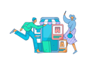 پیش‌نمایش فایل people-doing-online-11714046 از پک تجارت الکترونیک