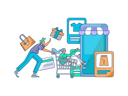 پیش‌نمایش فایل people-shopping-online-11714031 از پک تجارت الکترونیک