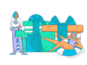 پیش‌نمایش فایل woman-doing-online-shopping-11714017 از پک تجارت الکترونیک