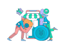 پیش‌نمایش فایل woman-doing-online-shopping-11714023 از پک تجارت الکترونیک