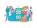 پیش‌نمایش فایل girl-and-man-doing-online-shopping-payment-11713960 از پک تجارت الکترونیک