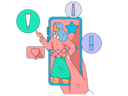 پیش‌نمایش فایل girl-looking-cosmetic-product-online-11713969 از پک تجارت الکترونیک