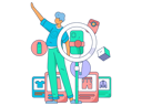 پیش‌نمایش فایل man-making-fashion-brand-video-using-mobile-11713966 از پک تجارت الکترونیک