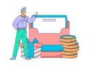 پیش‌نمایش فایل man-showing-shopping-mail-11713982 از پک تجارت الکترونیک