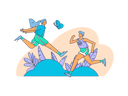 پیش‌نمایش فایل couple-running-in-park-11801310 از پک دویدن