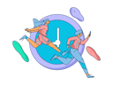 پیش‌نمایش فایل employees-running-late-for-deadlines-11801319 از پک دویدن