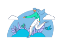 پیش‌نمایش فایل girl-running-in-park-with-butterfly-11801298 از پک دویدن