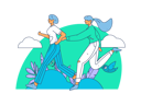 پیش‌نمایش فایل girls-running-in-park-11801303 از پک دویدن