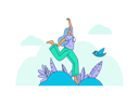پیش‌نمایش فایل happy-woman-smiling-and-jumping-in-air-11801299 از پک دویدن