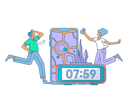 پیش‌نمایش فایل people-finding-location-on-online-map-11801300 از پک دویدن