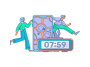 پیش‌نمایش فایل people-finding-location-on-online-map-11801309 از پک دویدن