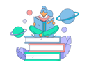 پیش‌نمایش فایل girl-reading-novel-11800876 از پک آموزش