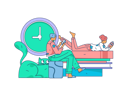پیش‌نمایش فایل students-reading-books-11800863 از پک آموزش
