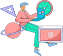 پیش‌نمایش فایل boy-flying-with-book-during-study-time-11801048 از پک آموزش