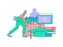 پیش‌نمایش فایل boy-taking-digital-class-11801050 از پک آموزش