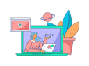 پیش‌نمایش فایل female-teacher-teaching-online-11801054 از پک آموزش