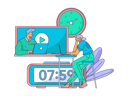 پیش‌نمایش فایل girl-and-boy-taking-online-lecture-11801056 از پک آموزش
