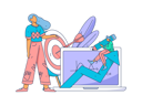 پیش‌نمایش فایل girl-and-man-doing-e-learning-11801058 از پک آموزش