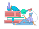 پیش‌نمایش فایل girl-reading-book-11801091 از پک آموزش
