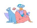 پیش‌نمایش فایل girl-reading-literature-11801084 از پک آموزش