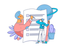 پیش‌نمایش فایل guys-making-learning-schedule-11801073 از پک آموزش