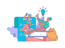 پیش‌نمایش فایل man-and-girl-making-education-schedule-11801077 از پک آموزش