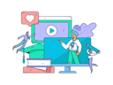 پیش‌نمایش فایل man-taking-online-class-11801067 از پک آموزش