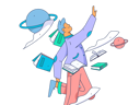 پیش‌نمایش فایل man-with-education-target-11801069 از پک آموزش