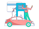 پیش‌نمایش فایل fueling-procedure-in-car-11801368 از پک سوخت گیری ماشین