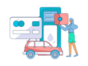 پیش‌نمایش فایل girl-investing-money-in-fuel-station-11801334 از پک سوخت گیری ماشین