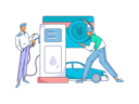 پیش‌نمایش فایل man-with-car-at-fuel-station-11801350 از پک سوخت گیری ماشین
